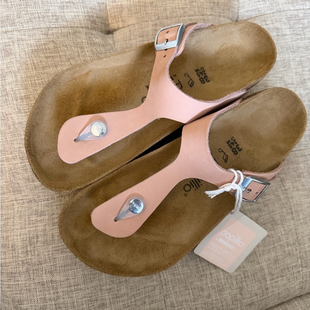 Birkenstock Papillio Women's Pink Gizeh Sandals Sz 7